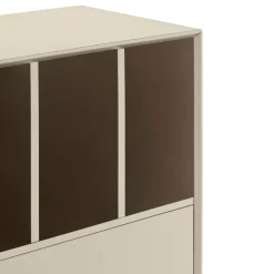 Teulat PLATT Buffet 2 portes en bois et métal L166 cm