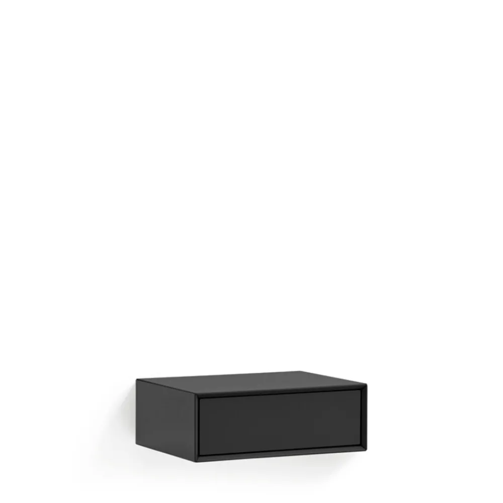 Teulat PLATT Table de chevet 1 tiroir murale en bois