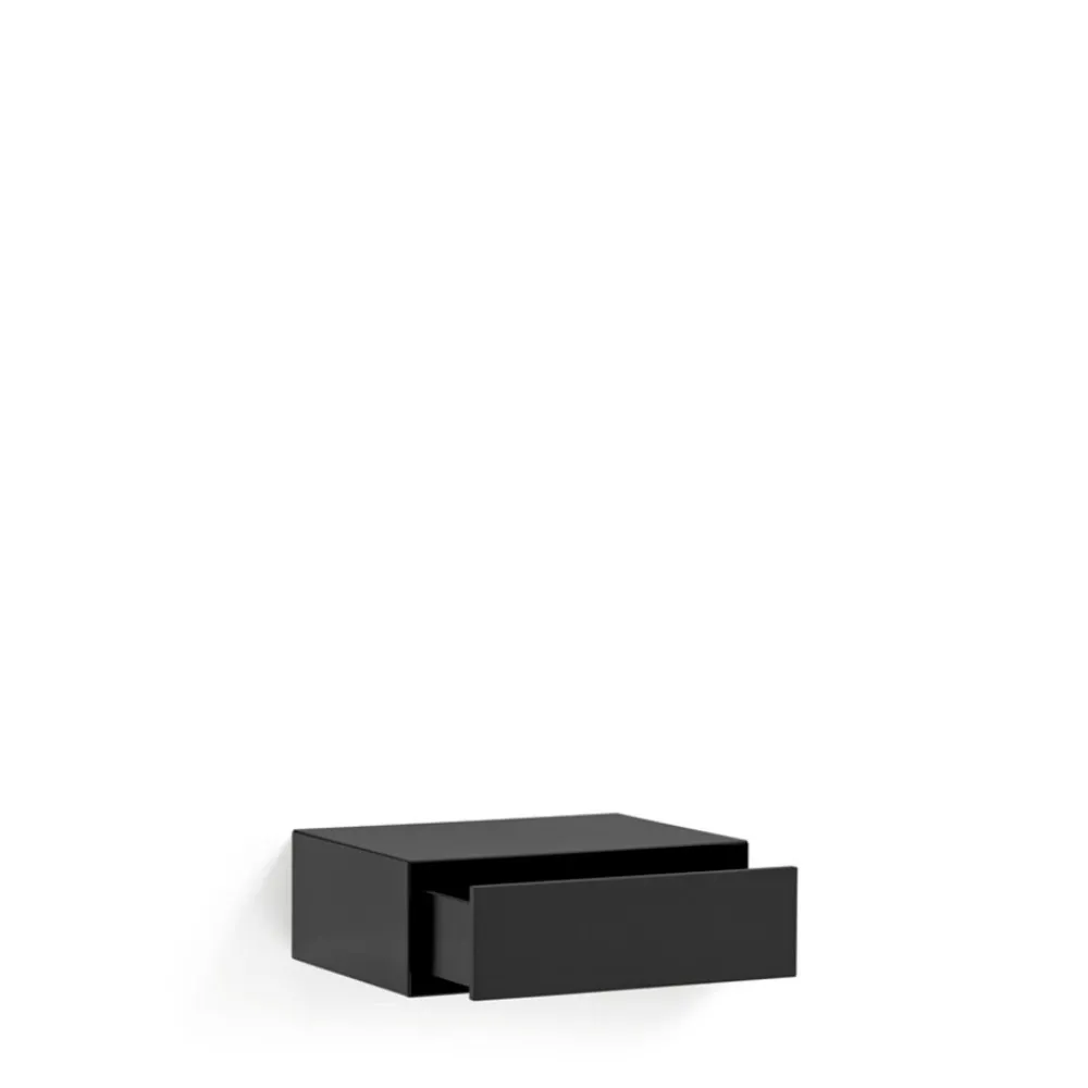Teulat PLATT Table de chevet 1 tiroir murale en bois