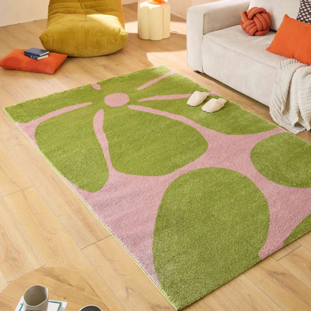 Enfant Drawer POP Tapis vintage à motif floral