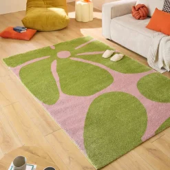 Enfant Drawer POP Tapis vintage à motif floral