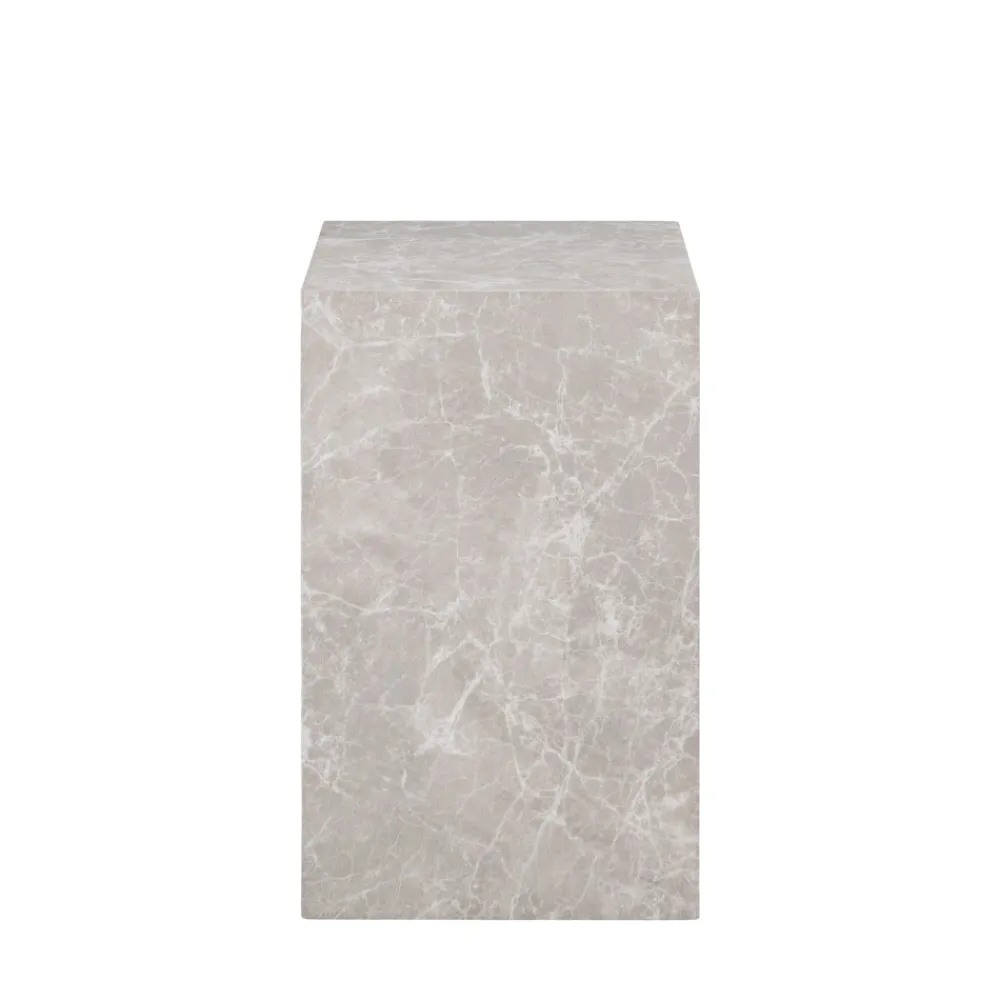 House Nordic PRAGUE Table d'appoint effet marbre