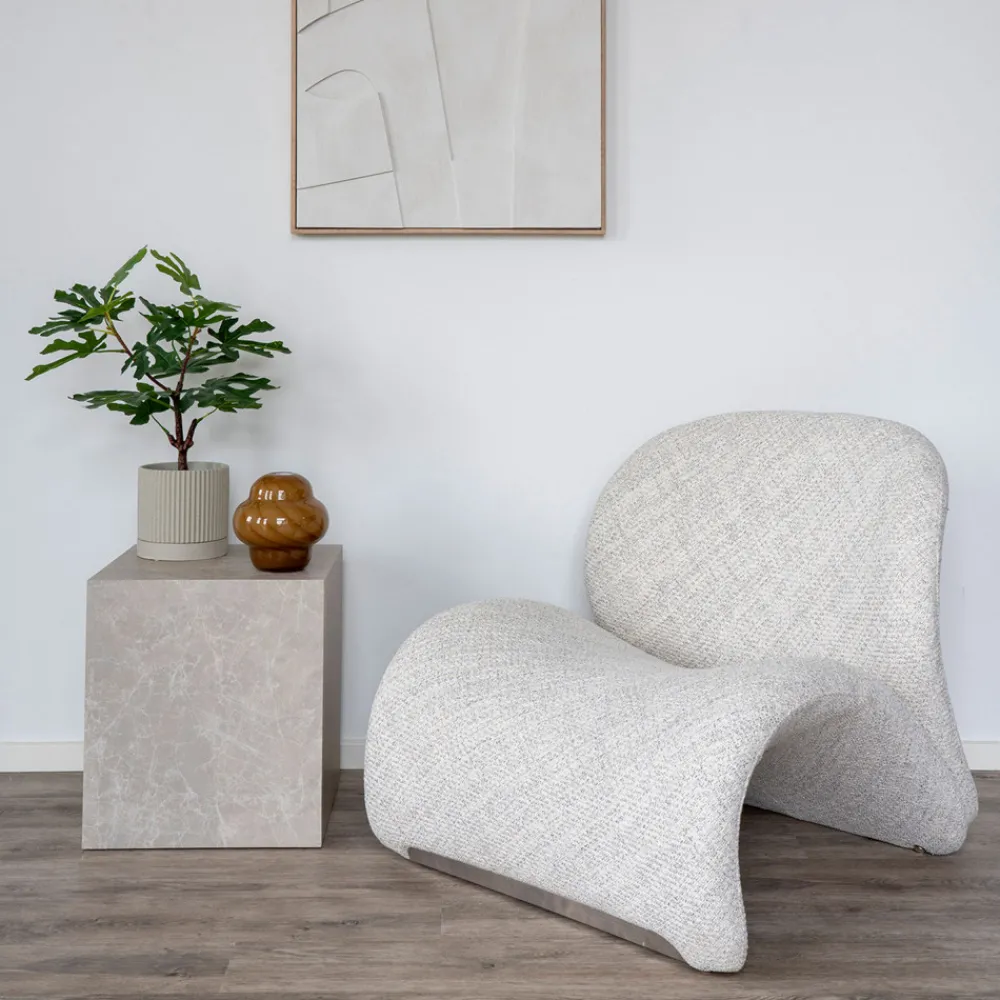 House Nordic PRAGUE Table d'appoint effet marbre