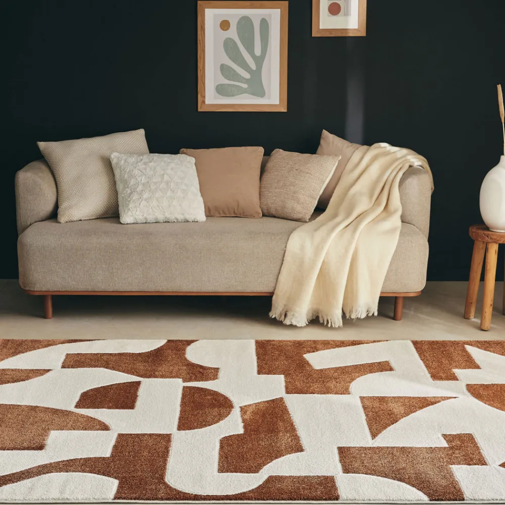 Drawer PRISMA Tapis contemporain à motif géométrique