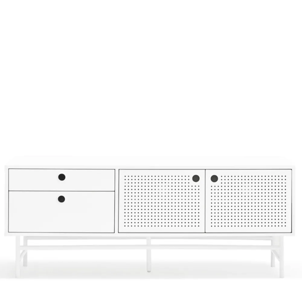 Teulat PUNTO Buffet en bois 2 portes 2 tiroirs L140cm