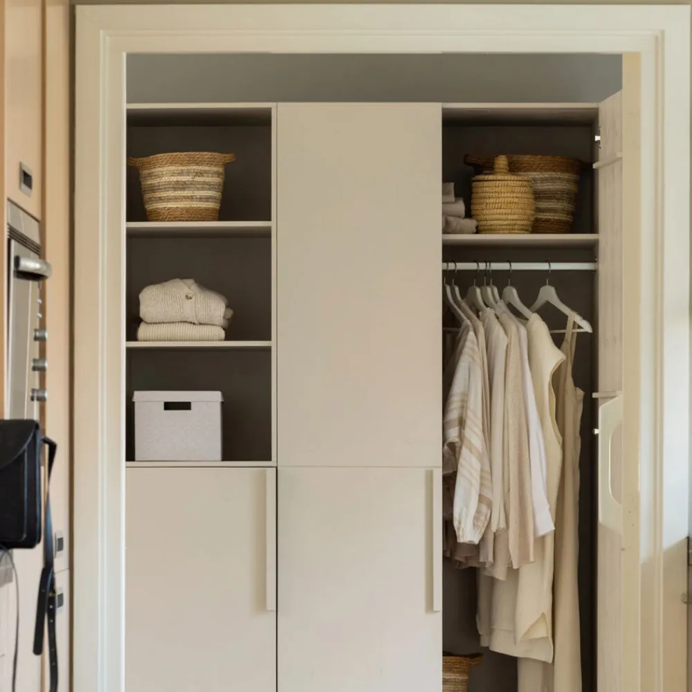 Woood PURE Armoire 2 portes en bois L95cm