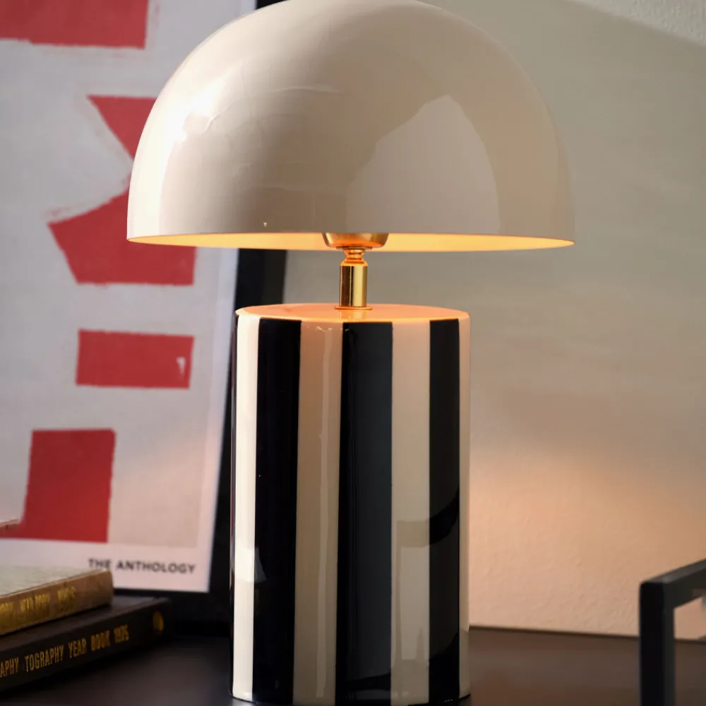 Leitmotiv RAYADO Lampe à poser champignon en métal