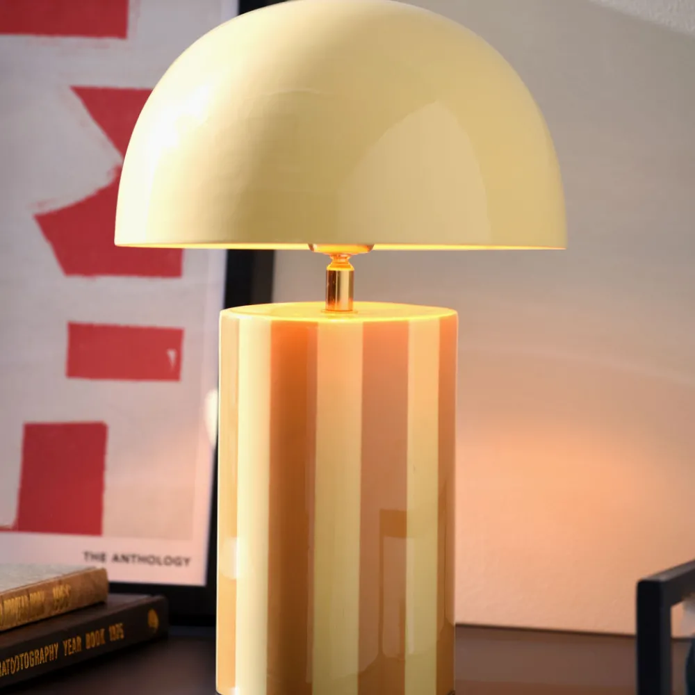 Leitmotiv RAYADO Lampe à poser champignon en métal