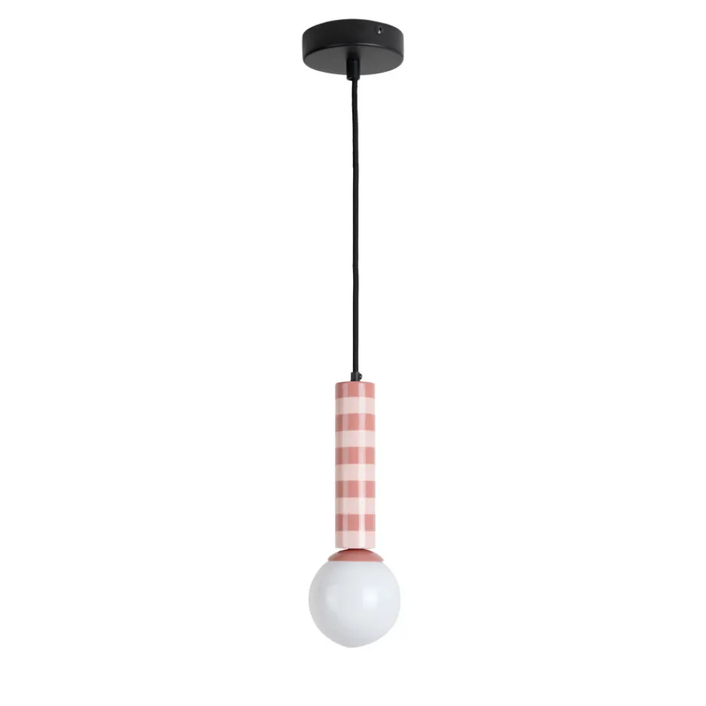 Leitmotiv RAYADO Suspension à motif géométrique