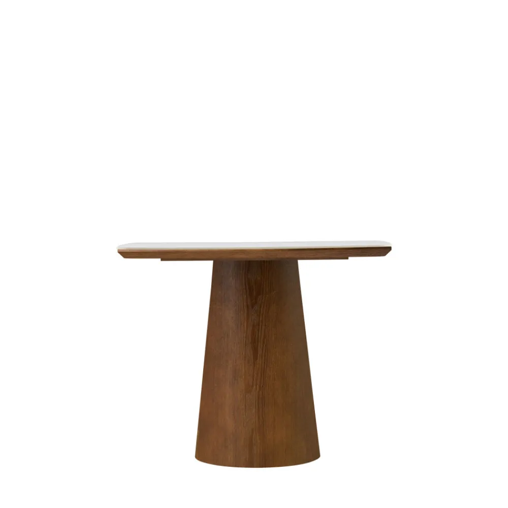 Drawer RENO Table à manger 8 personnes effet marbre et bois