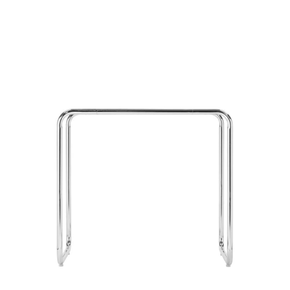 Drawer RIKA Table d'appoint en verre pieds chrome