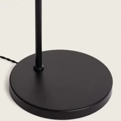 Drawer RIO Lampadaire en métal avec abat-jour en rotin H151cm