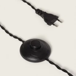 Drawer RIO Lampadaire en métal avec abat-jour en rotin H151cm