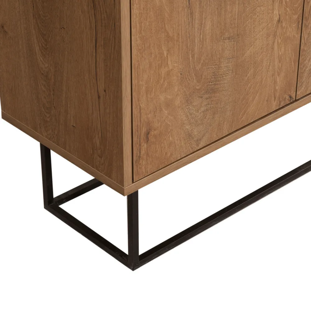 Drawer ROA Buffet 2 portes en bois et métal L90cm