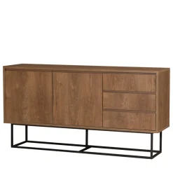 Drawer ROA Buffet 2 portes en bois et métal L140cm