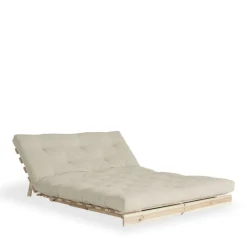 Karup Design ROOTS Canapé convertible 140x200cm en bois naturel et tissu