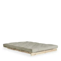 Karup Design ROOTS Canapé convertible 140x200cm en bois naturel et tissu