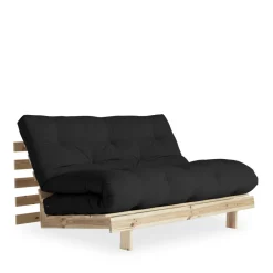 Karup Design ROOTS Canapé convertible 140x200cm en bois naturel et tissu