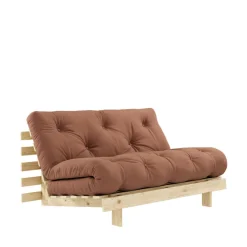 Karup Design ROOTS Canapé convertible 140x200cm en bois naturel et tissu