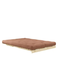 Karup Design ROOTS Canapé convertible 140x200cm en bois naturel et tissu