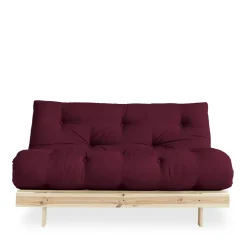 Karup Design ROOTS Canapé convertible 140x200cm en bois naturel et tissu