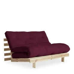 Karup Design ROOTS Canapé convertible 140x200cm en bois naturel et tissu