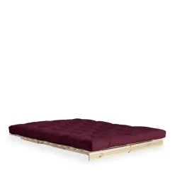Karup Design ROOTS Canapé convertible 140x200cm en bois naturel et tissu