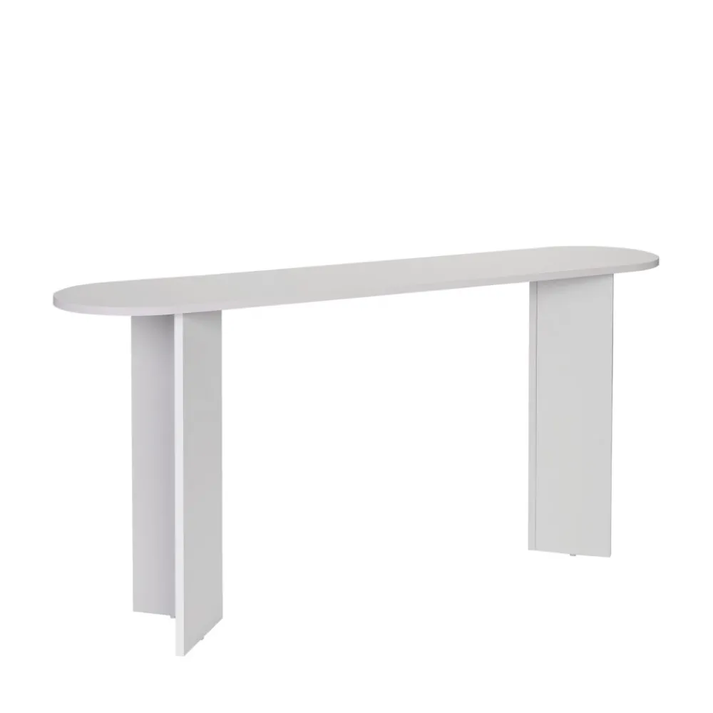 Drawer SAM Console ovale en bois L150cm