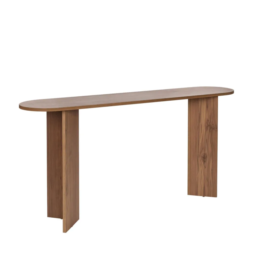 Drawer SAM Console ovale en bois L150cm