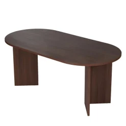 Drawer SAM Table à manger 8 personnes ovale en bois