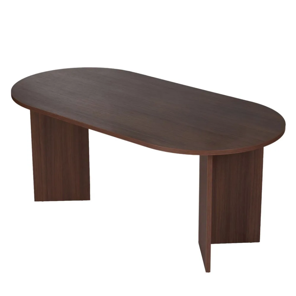 Drawer SAM Table à manger 8 personnes ovale en bois