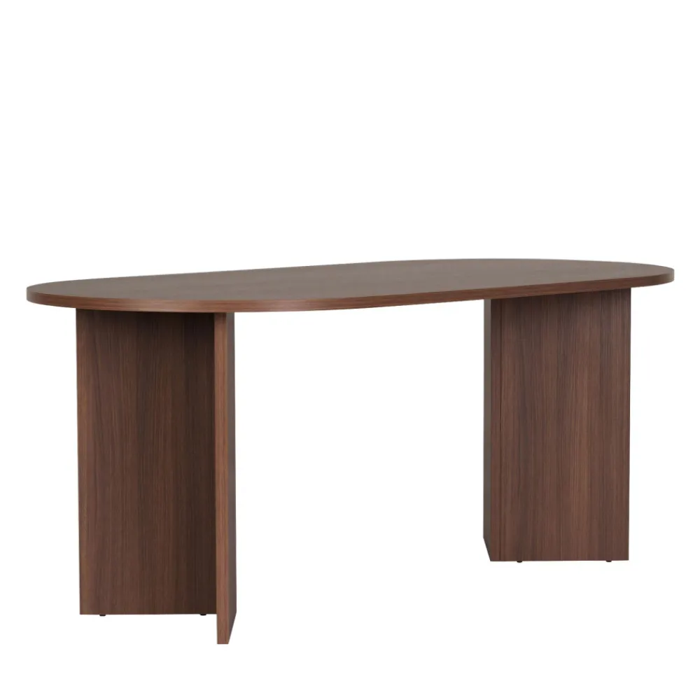 Drawer SAM Table à manger 8 personnes ovale en bois