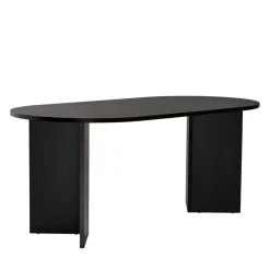 Drawer SAM Table à manger 8 personnes ovale en bois