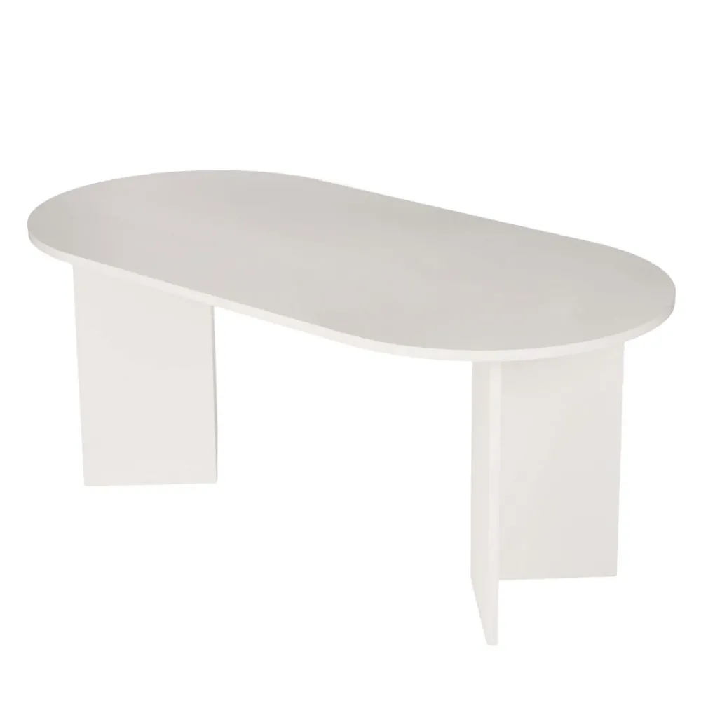 Drawer SAM Table à manger 8 personnes ovale en bois