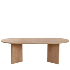 Drawer SAM Table basse ovale en bois 119x60cm