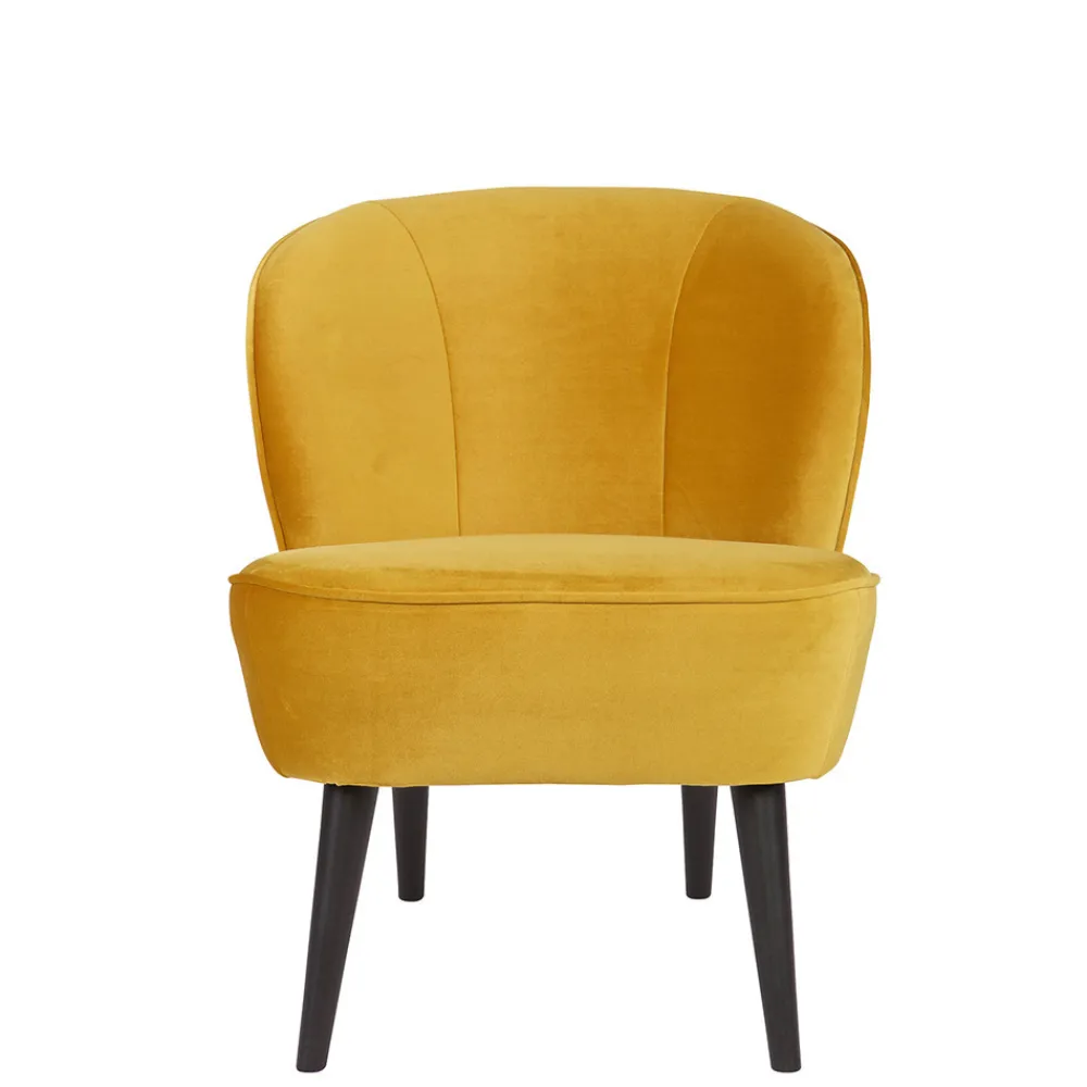 Woood SARA Fauteuil cocktail en velours