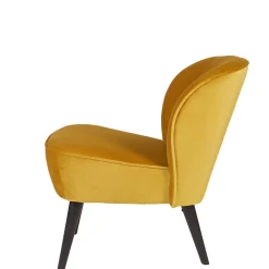 Woood SARA Fauteuil cocktail en velours