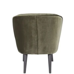 Woood SARA Fauteuil cocktail en velours