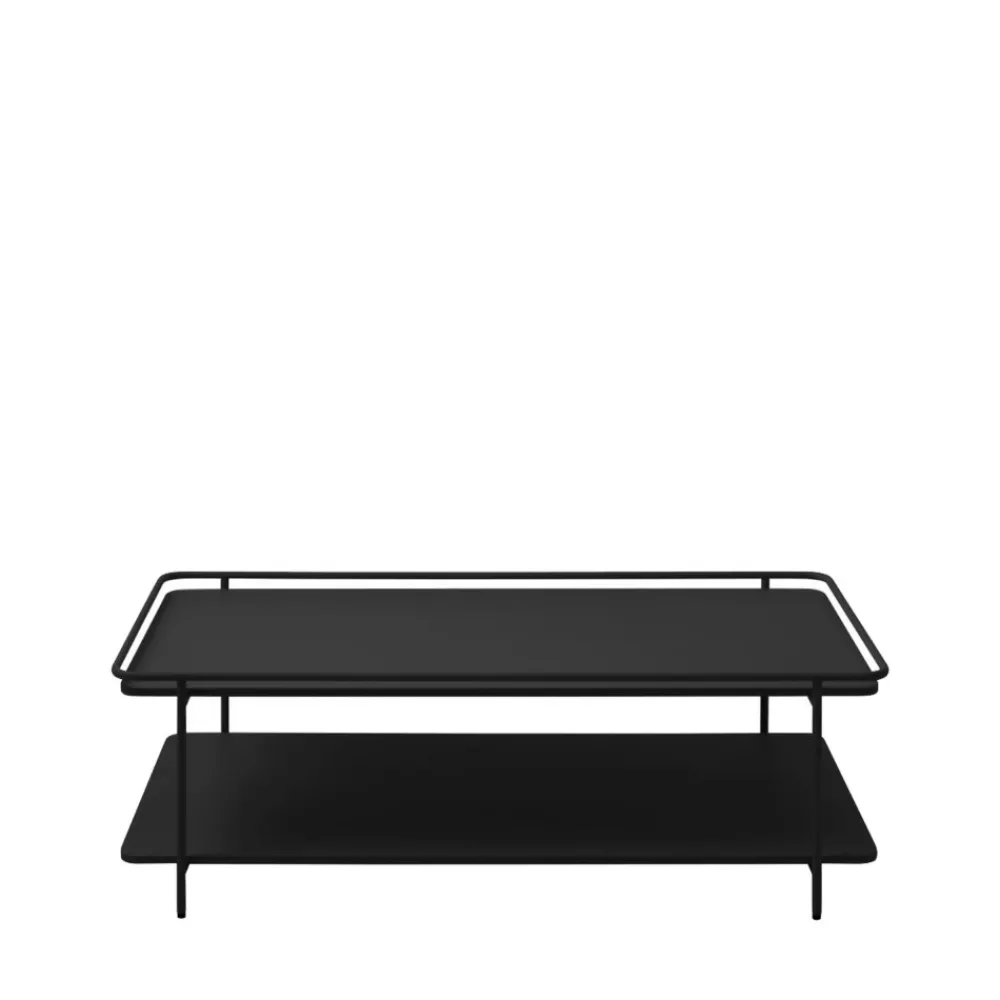 Drawer SARANDA Table basse 2 plateaux en métal