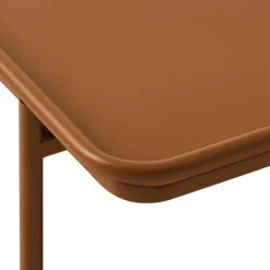 Drawer SARANDA Table basse carrée 2 plateaux en métal 75x75cm