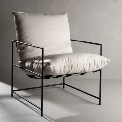 Venture Home SEDALIA Fauteuil en tissu et métal