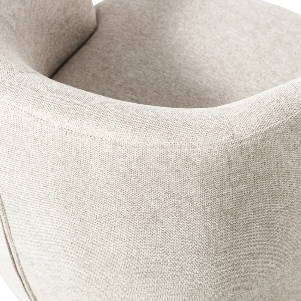 Woood SERRA Fauteuil pivotant design en tissu
