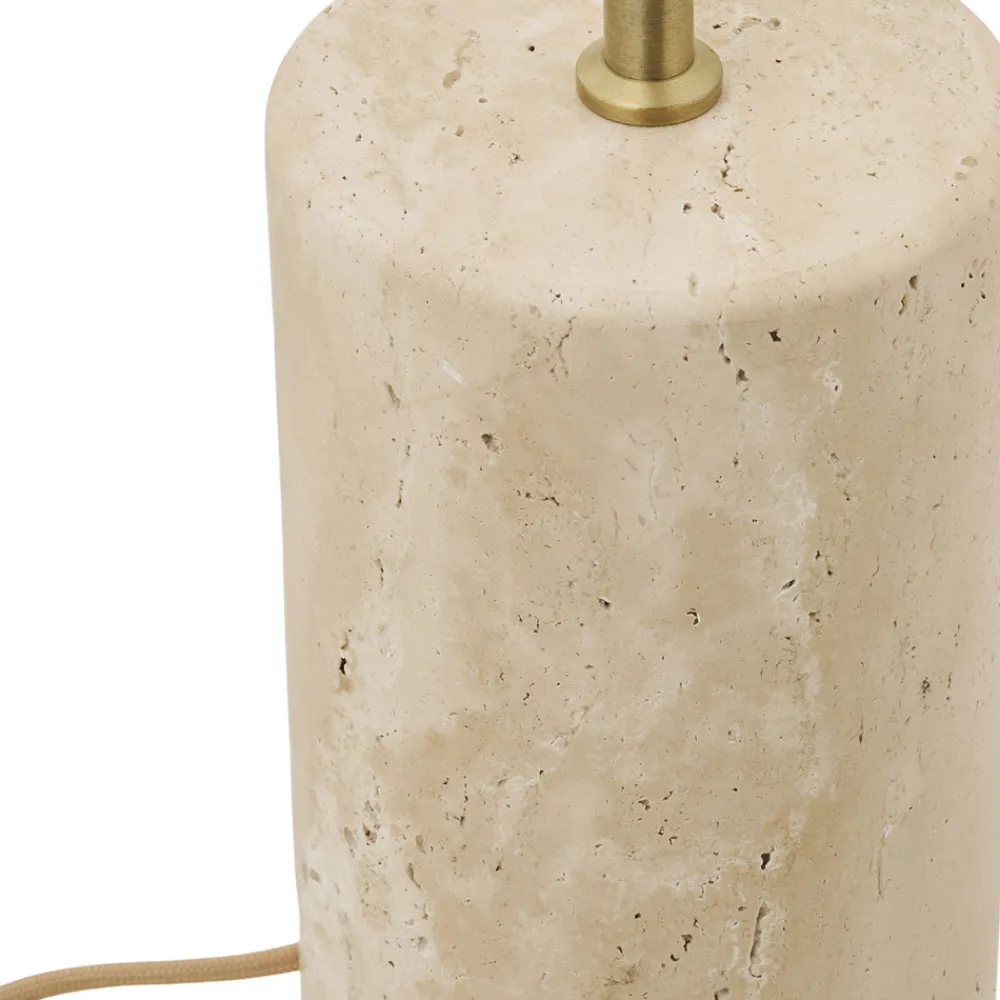 House Nordic SHEFFIELD Lampadaire en marbre et métal H115cm