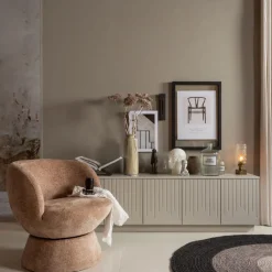 Woood SHUFFLE Fauteuil pivotant en tissu