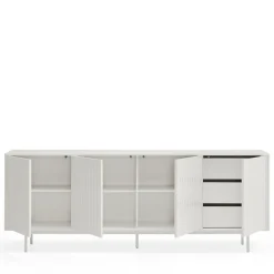 Teulat SIERRA Buffet en bois 4 portes 3 tiroirs L211cm
