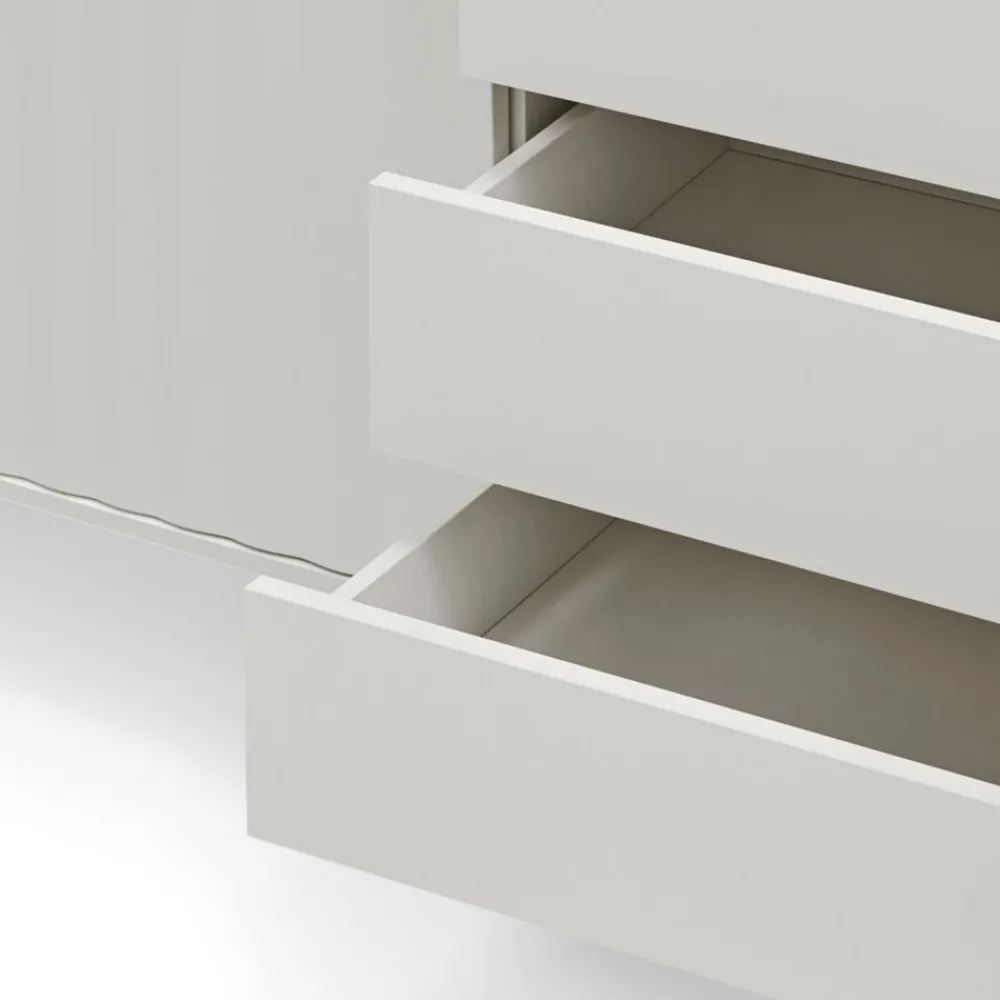 Teulat SIERRA Buffet en bois 4 portes 3 tiroirs L211cm