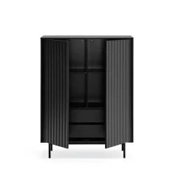 Teulat SIERRA Buffet haut en bois 2 portes 2 tiroirs