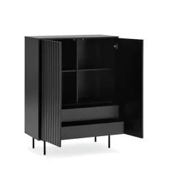 Teulat SIERRA Buffet haut en bois 2 portes 2 tiroirs