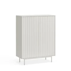 Teulat SIERRA Buffet haut en bois 2 portes 2 tiroirs