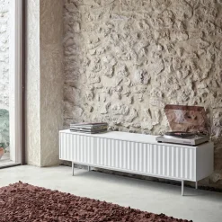 Teulat SIERRA Meuble TV en bois 3 portes L180cm